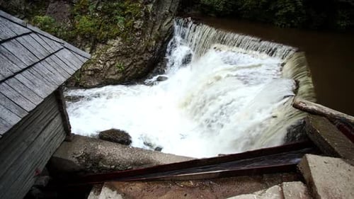 Small waterfall - water mill area 3