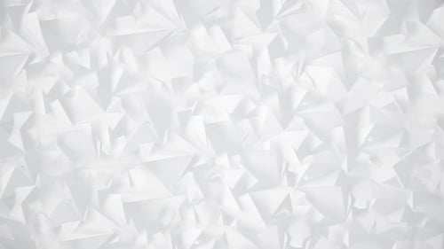 Abstract Geometric White Polygonal Motion Background Loop