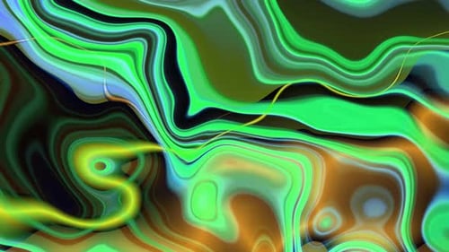 Abstract Liquid Flowing Colors Background Animation Loop