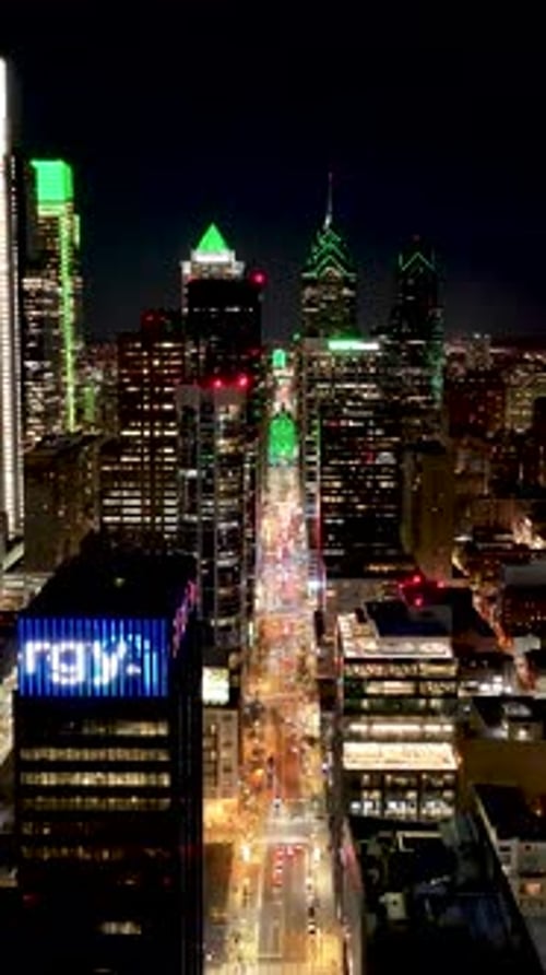 Downtown Philadelphia At Philadelphia In Pennsylvania United States.