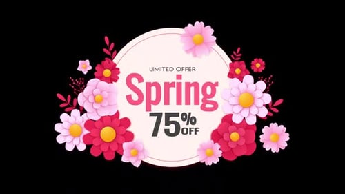 Spring Sale 75% Has Started Alpha Channel