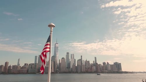 Scenic View of the New York City Skyline