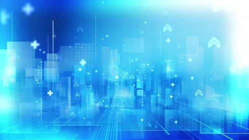 Blue Corporate Background Loop