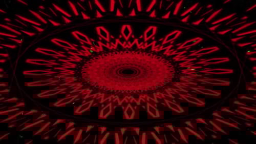 Hypnotic Kaleidoscope Dynamic VJ Loop Background v1