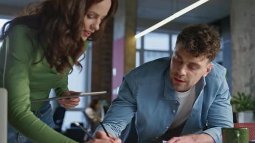 Builders Hands Drawing Blueprint Building at Office Closeup Architects Working