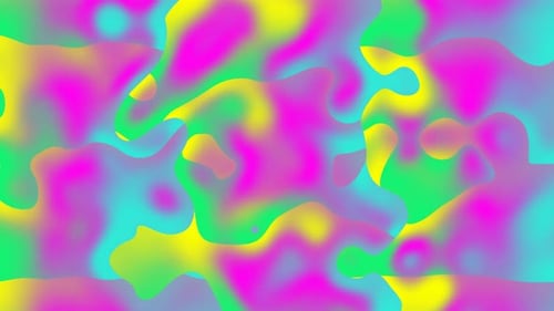 Colorful Fluid Gradient Background with Morphing Abstract Shapes