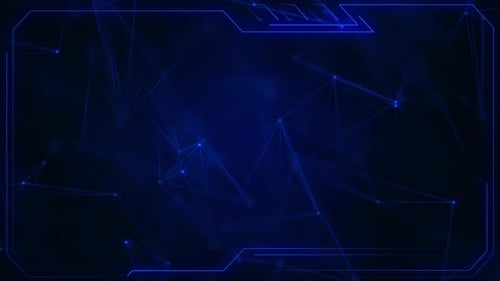 Blue Plexus Digital Data Connections Technology Background