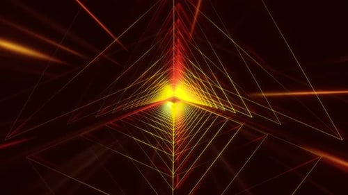 Rays of golden light energy radiated from a mysterious magic portal, a portal to another dimension.