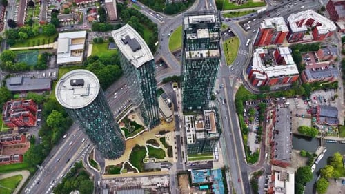 Manchester Cityscape, England