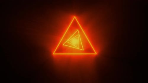 Futuristic Light Tunnel Motion Background