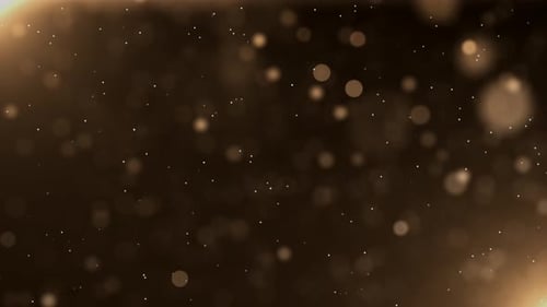 Goldene Glitzerpartikel
