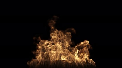 Fireplace Wide Background 4K