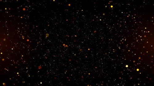 Gold Particle Background Loop