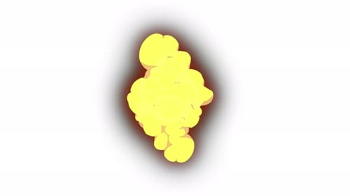 Modern Cartoon Explosion Burst Effect Animation