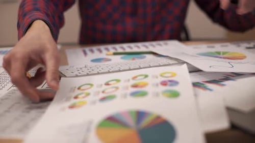 Analyzing Financial Data at a Desk