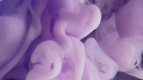 Steam Cloud Haze Flow Violet Ink Stream Vapor Drop