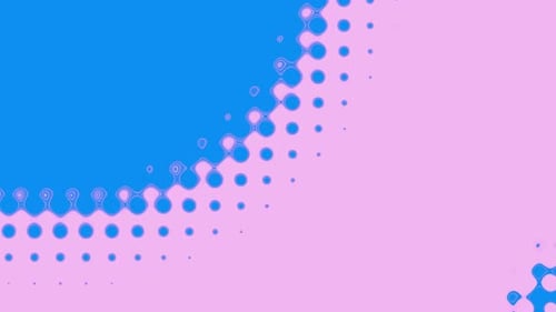 Blue Pinky Waves Patterns Vj Loop Background