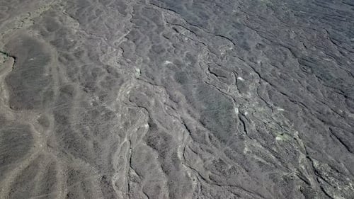 Dry desert landscape, Aerial view