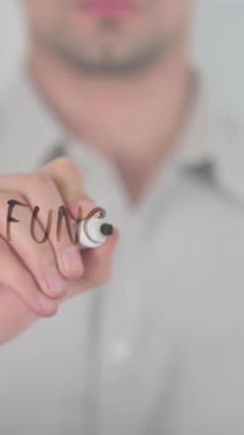Functional Analysis, Writing on Screen with Hand, Vertical Video