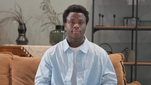 Young Adult Portrait in a Home Interior