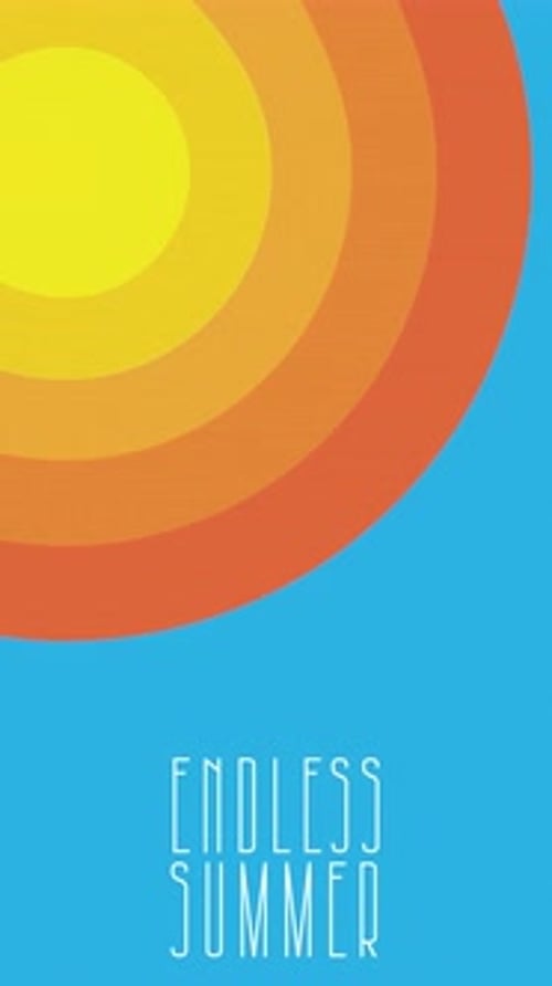 Animated Endless Summer Sun Title Card Flat Design Vertical