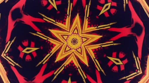 Le motif en étoile éclatant brille de mille feux
