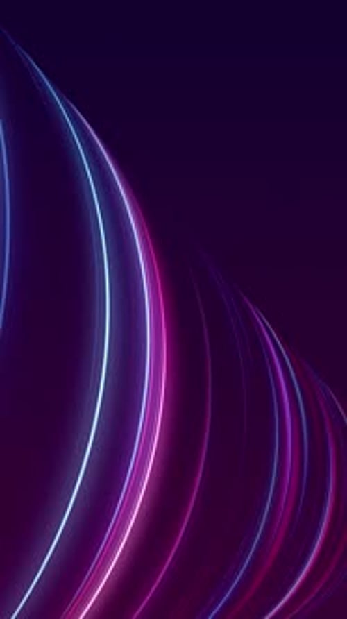 Dynamic Neon Light Trails Vertical Background