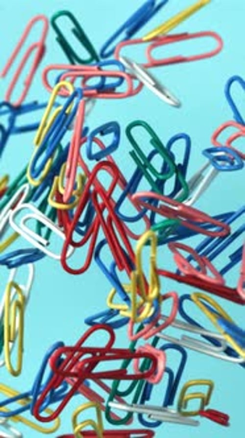 Different School Objects Fly and Fall Filmed on a Highspeed Camera at 1000 Fps