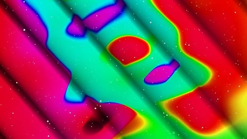 Seamless Abstract Colorful Gradient Liquid Background Animation