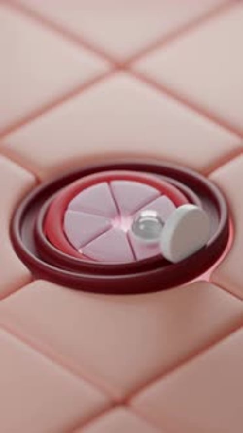 3D-Hüpfschlaufe mit Stoffball