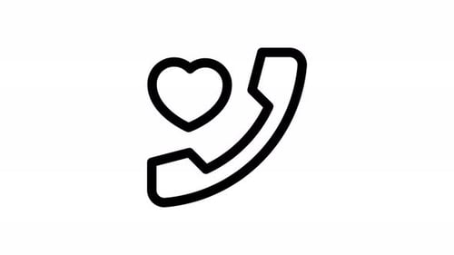 call line icon animation