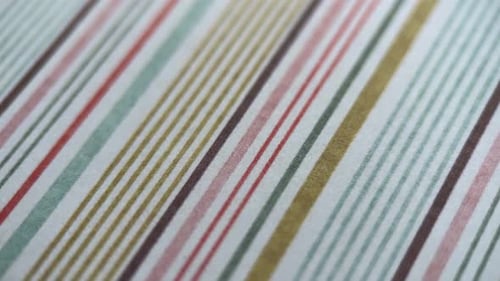 Colorful Striped Pattern Close-Up Background