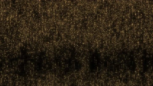 Golden Particle Rain Abstract Festive Background