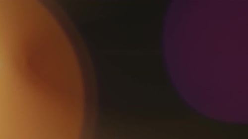 Abstract Overlay with Colorful Shining Lights Close Up Lens Flare Flashes Effects on Dark Background