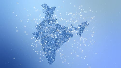 Digital India Map Network Connection