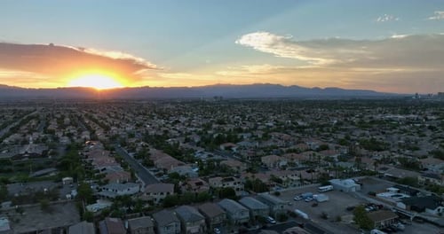 Sunset In Las Vegas