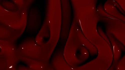 Luxury Background with Dark Cherry Plasma Waves, Reflection, Unique Design, Exclusive, 3D Render