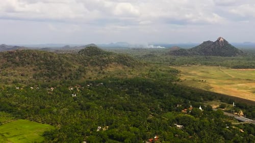 Agricultural Landscape in the Countryside Sri Lanka