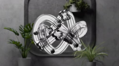 3D Abstract Marble Run Loop