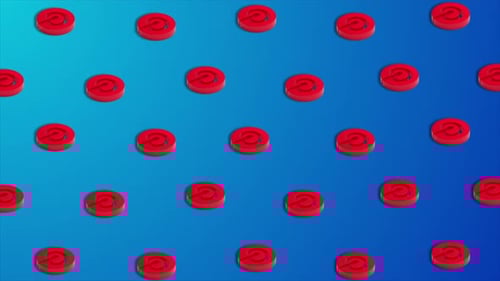 Boucle d'arrière-plan d'animation d'Icones de réseaux sociaux