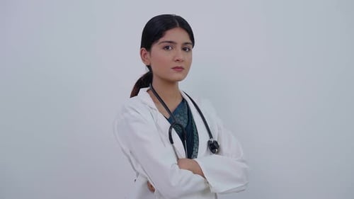 Confident Indian Female Doctor