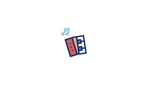 Icono animado de acordeón