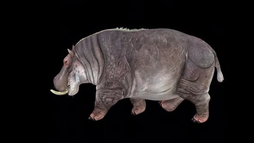 Hippo Walk Idle 3