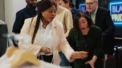 Heated Argument Between Two Women at Clothing Store