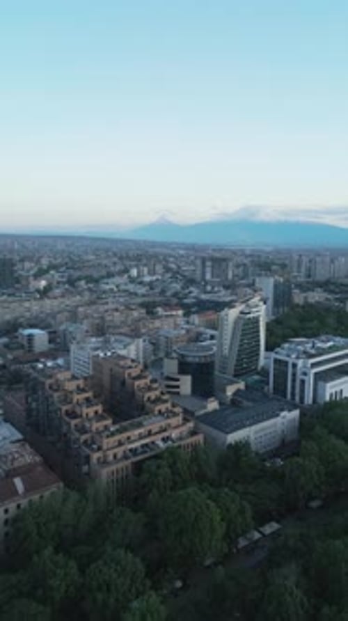 Aerial view of the Yerevan