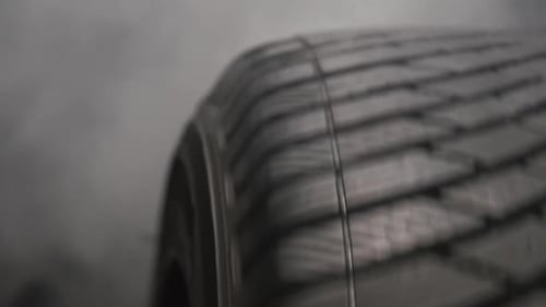 Smoking Tire In A Drift
