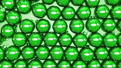 Christmas Balls Unveil Green