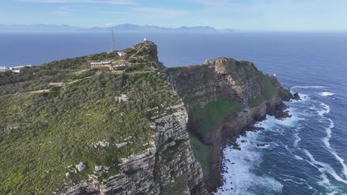 Famous Cape Point At Cape Town In Western Cape South Africa.
