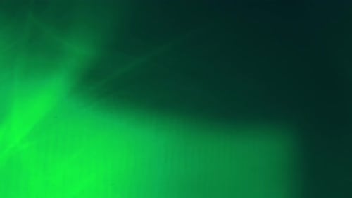 Green Halo Fade - 100% Organic Light Leak Overlay shot in 4K