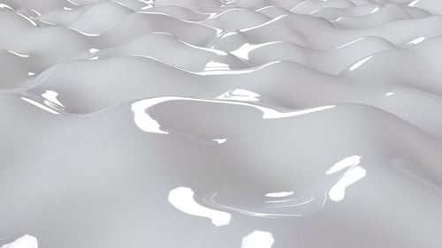 Milk Wave White Liquid Intro Able to Loop Seamless